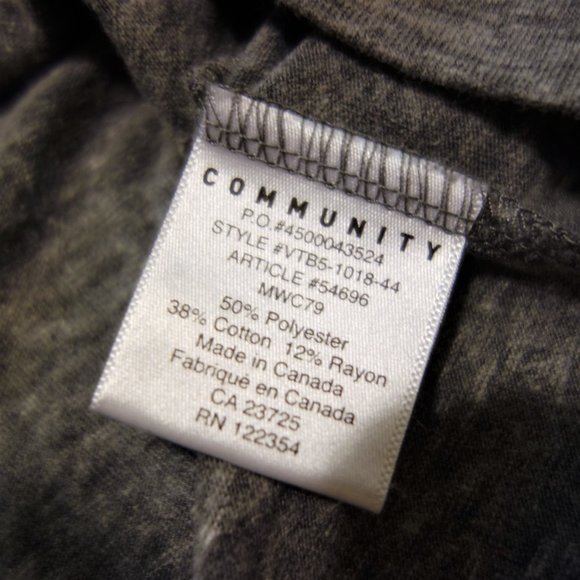 Aritzia Community Grey Graphic T-Shirt - Picture 6 of 6